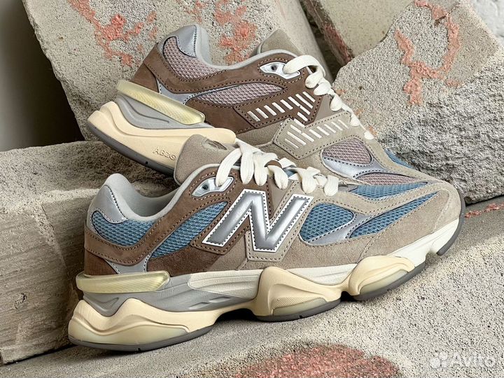 New Balance 9060 Sea Salt and Blue