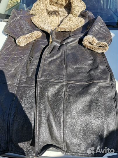 Дубленка мужская длинная