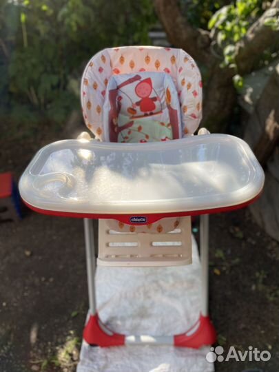 Стульчик для кормления chicco polly 2в1