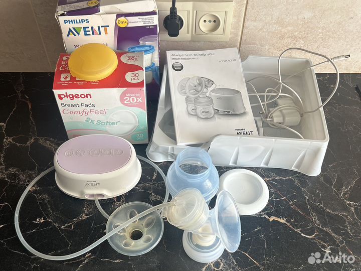 Молокоотсос avent электрический