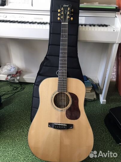 Леворукая акустическая гитара Cort Gold D6-Nat