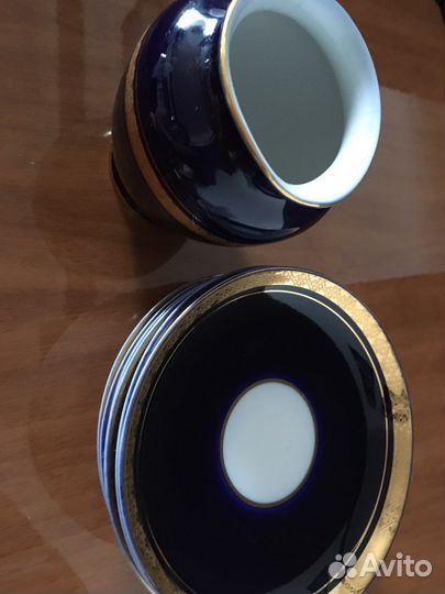 Чайный сервиз лфз кобальтовый