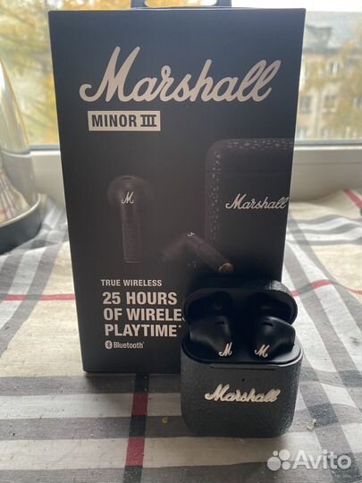 Беспроводные наушники marshall minor 3