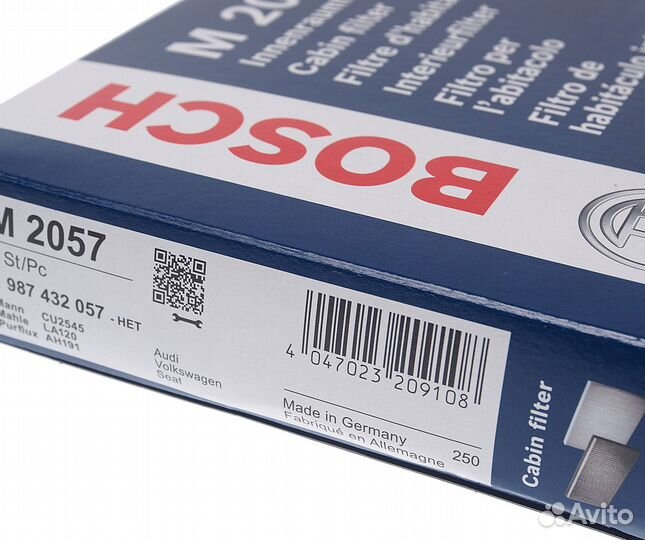 Фильтр воздушный салона VW Polo audi A2 seat Ibiza