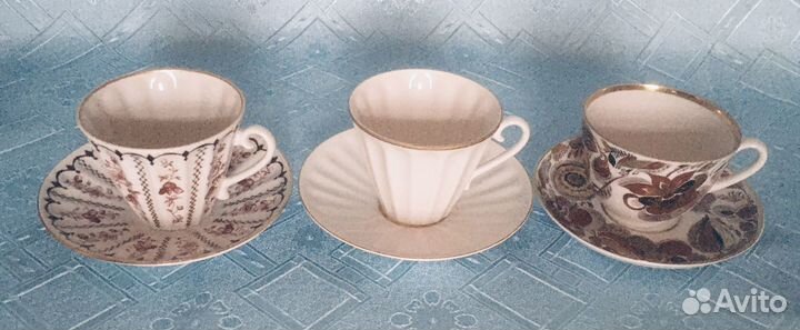 Чайные пары блюдца Thun Лфз новые