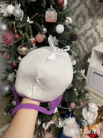 Шапка для девочки 18-30 мес