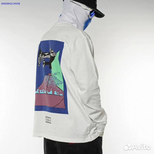 Лонгслив белый cavempt