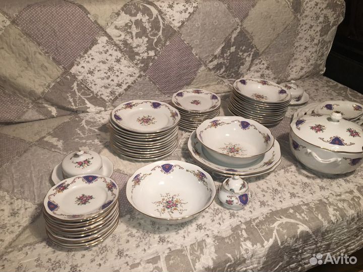 Сервиз столовый чехословакия bohemia 70х годов
