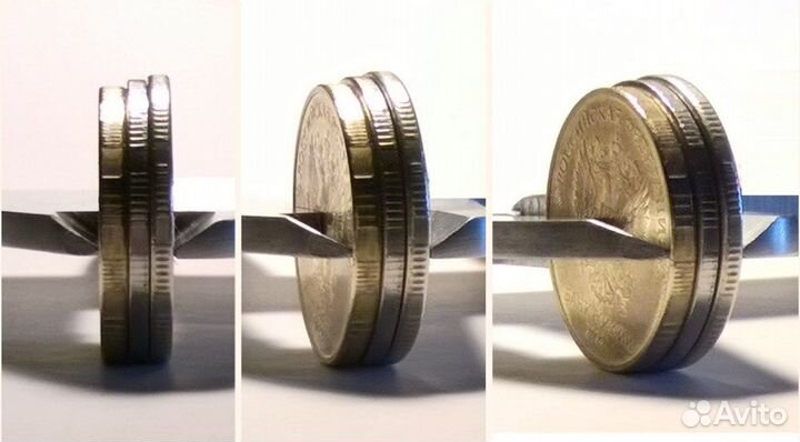 Монета 2 руб. 2016 - диаметр 22.6 мм (уменьшенный)