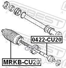 Тяга рулевая 0422CU20 Febest