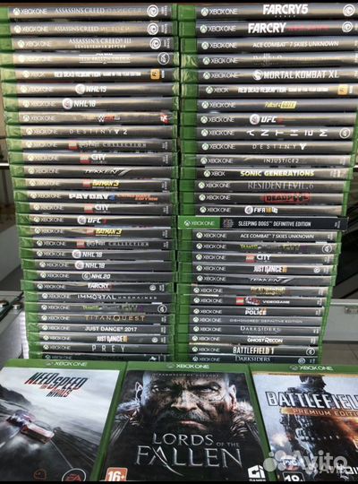 Игры на Xbox One диски