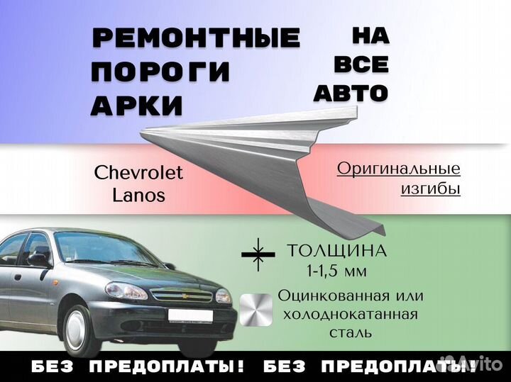 Ремонтные арки Dodge Caravan 3 и 4