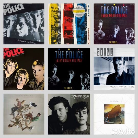 The Police, Sting, Tears For Fears