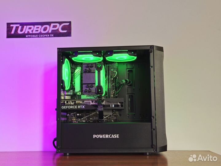 Игровой компьютер Intel 12100f и RTX 4060