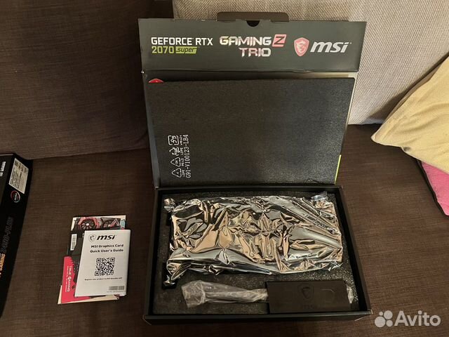 GeForce RTX 2070 super gaming Z trio 8GB объявление продам