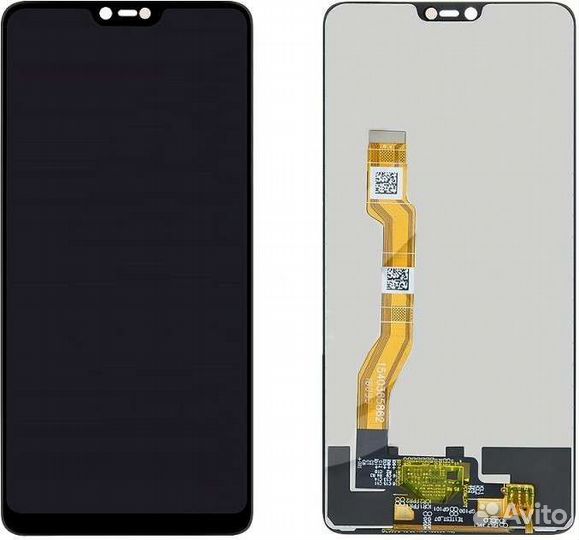 Дисплей для oppo F7 (CPH1819) Черный - Оптима