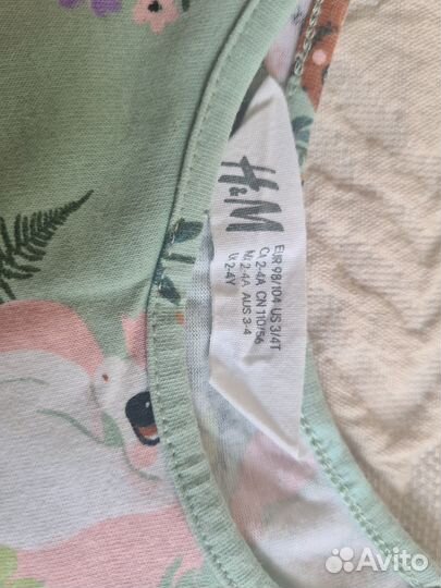 Платье для девочки hm 98 104