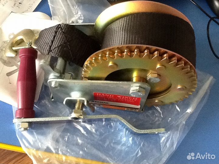 Лебедка ручная Ермак для лодочного прицепа