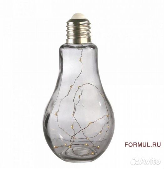 239012 Статуэтка Лампочка серая