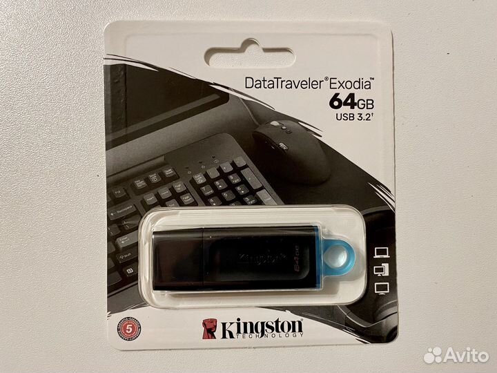 Usb флешка 64 гб Kingston