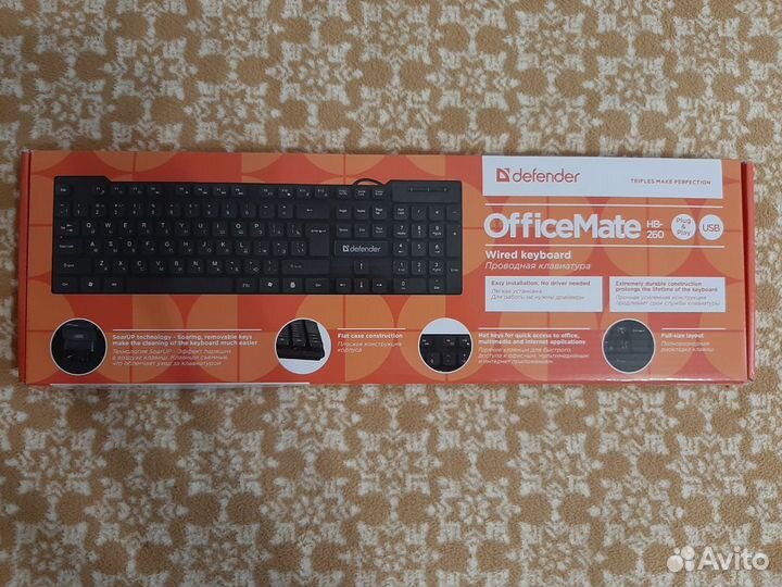 Механическая клавиатура Defender+коврик в подарок