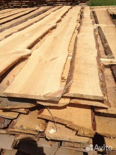 Доска необрезная сосна