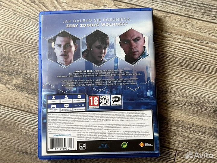 Detroit become human ps4 диск