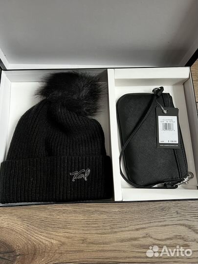 Наборы Karl Lagerfield (шапка, сумка кросс боди)