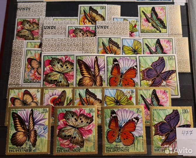 Марки, в основном **. фауна. Полные серии