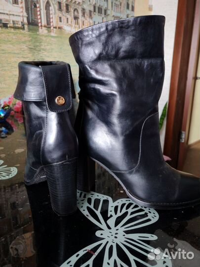 Ботильоны женские натуральная кожа