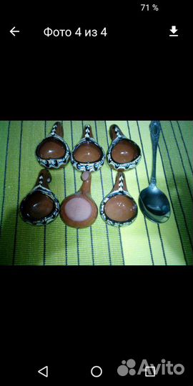 Чашки с блюдцем, мини жульеницы