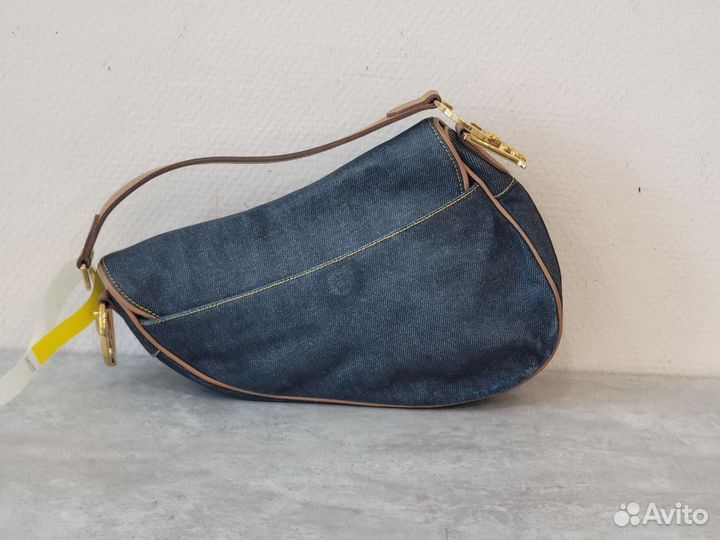 Женская сумка Dior Saddle Bag Denim