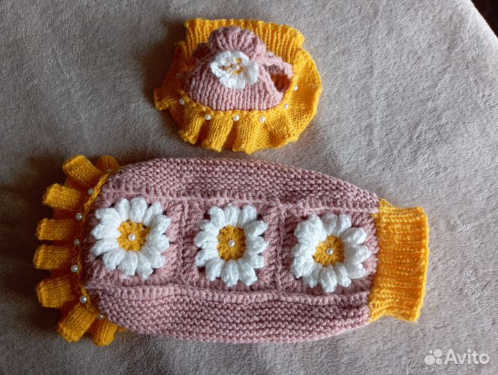 Вязаная одежда для собак и кошек