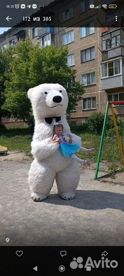 Гигантский Мишка,праздник,шары