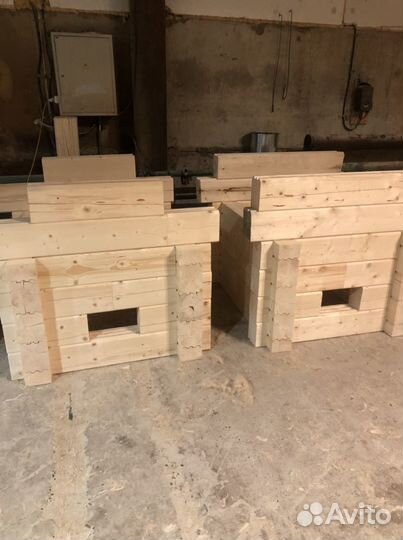 Будка собачья из профилированного бруса