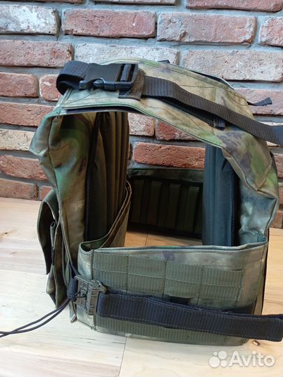 Бронежилет Мох с бронеплитами 5 класс полный