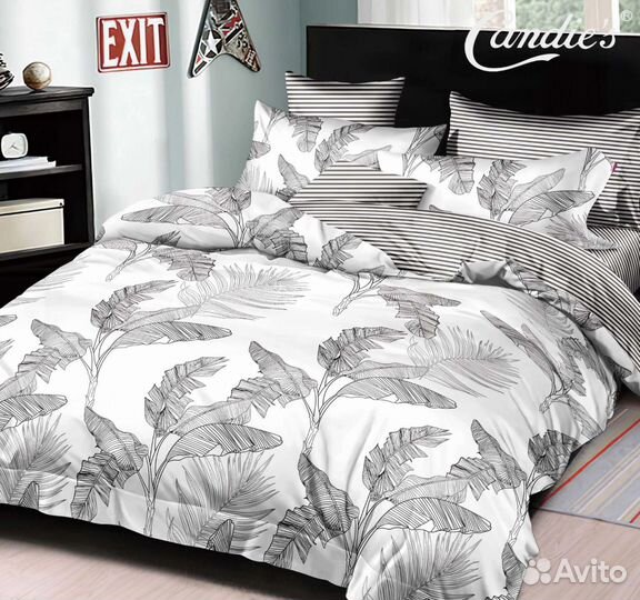 Постельное белье хлопок двуспальное
