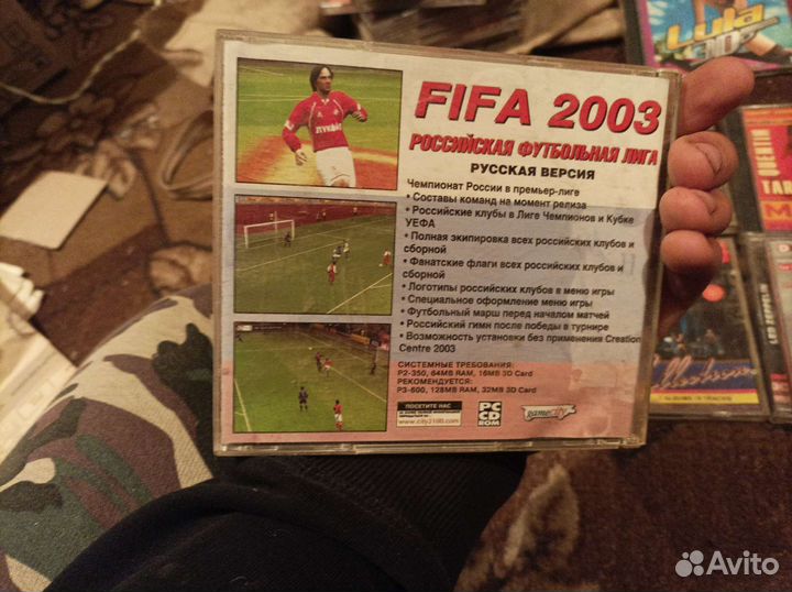 Компьютерная игра диск FIFA 2003