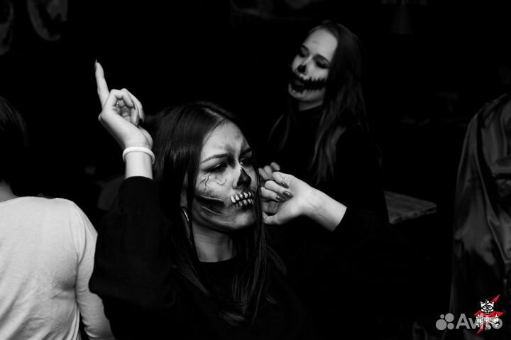 Грим на Хеллоуин вечеринка Аквагрим анапа