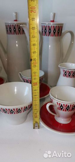 Фарфоровый кофейный сервиз Германия ГДР