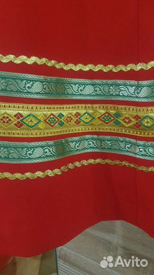 Платье для девочки в казачьем стиле