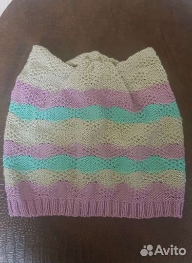 Шапочка для девочки летняя