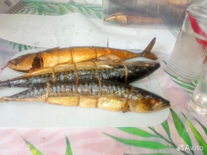 Скумбрия и горбуша горячего копчения