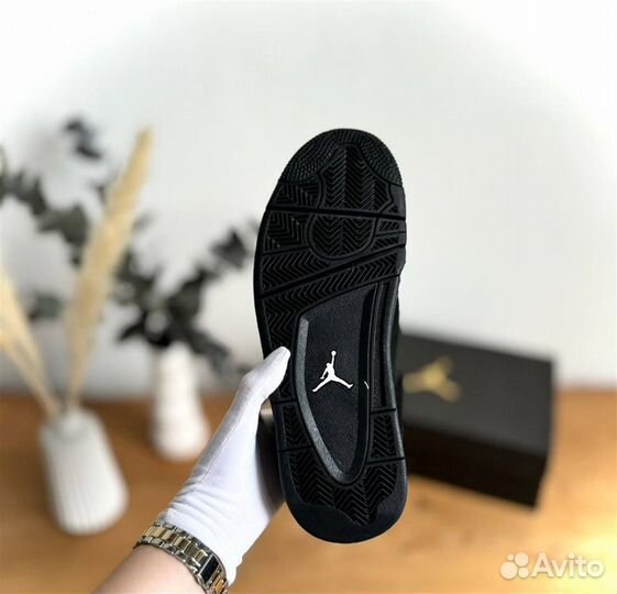 Кроссовки Nike air Jordan 4 Retro Black