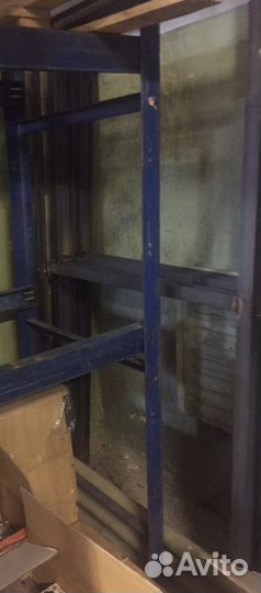 Стеллаж разборный металлический усиленный б/у