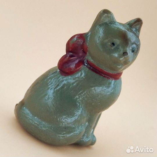 Игрушка кот кошка целлулоид 1940-50е гг СССР