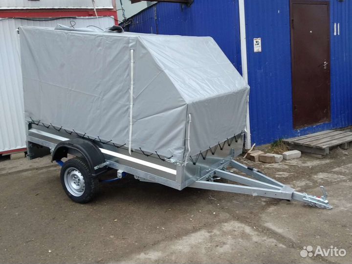 Прицеп легковой оцинкованный 2.54*1.53 с тестом аэ