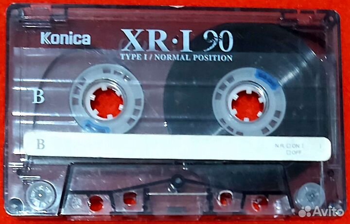 Аудиокассета Konica XR-I 90 с качественной записью