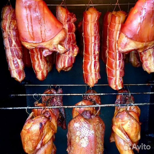 S крюк для копчения мяса и рыбы 12 см, комп 10 шт