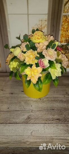 Букет из мыла ручной работы